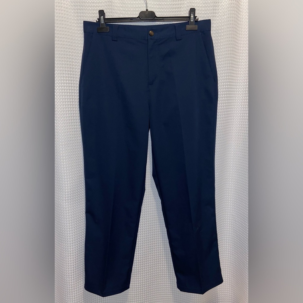 2/40$ Men’s ADIDAS‎ navy blue straight leg golf pants size 34